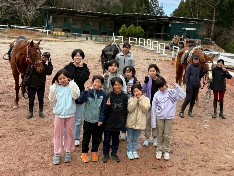 馬と心を通わせよう！夏休み乗馬体験教室