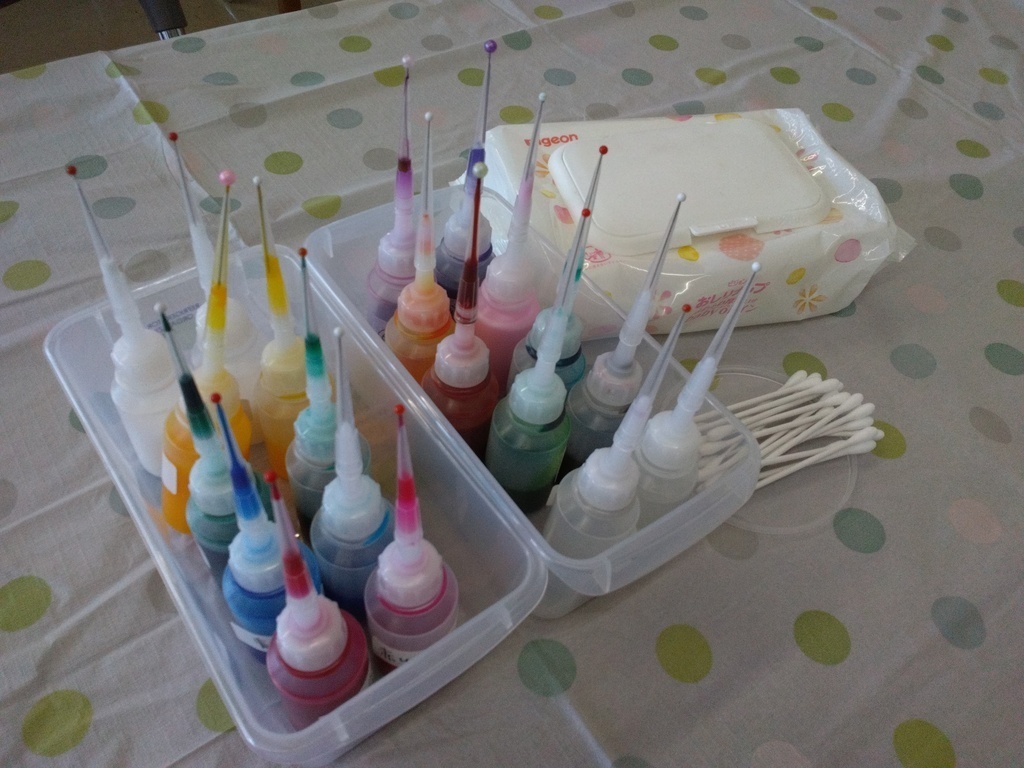 ミライにやさしいエコアートでうちわを作ってみよう！